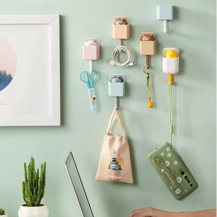 Pouncing Peg Self Adhesive Hook