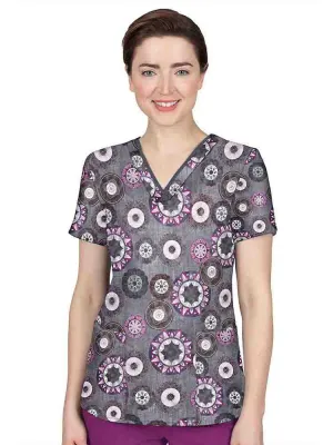 Premiere by Healing Hands Women's Amanda Print Top | Festival Carnival