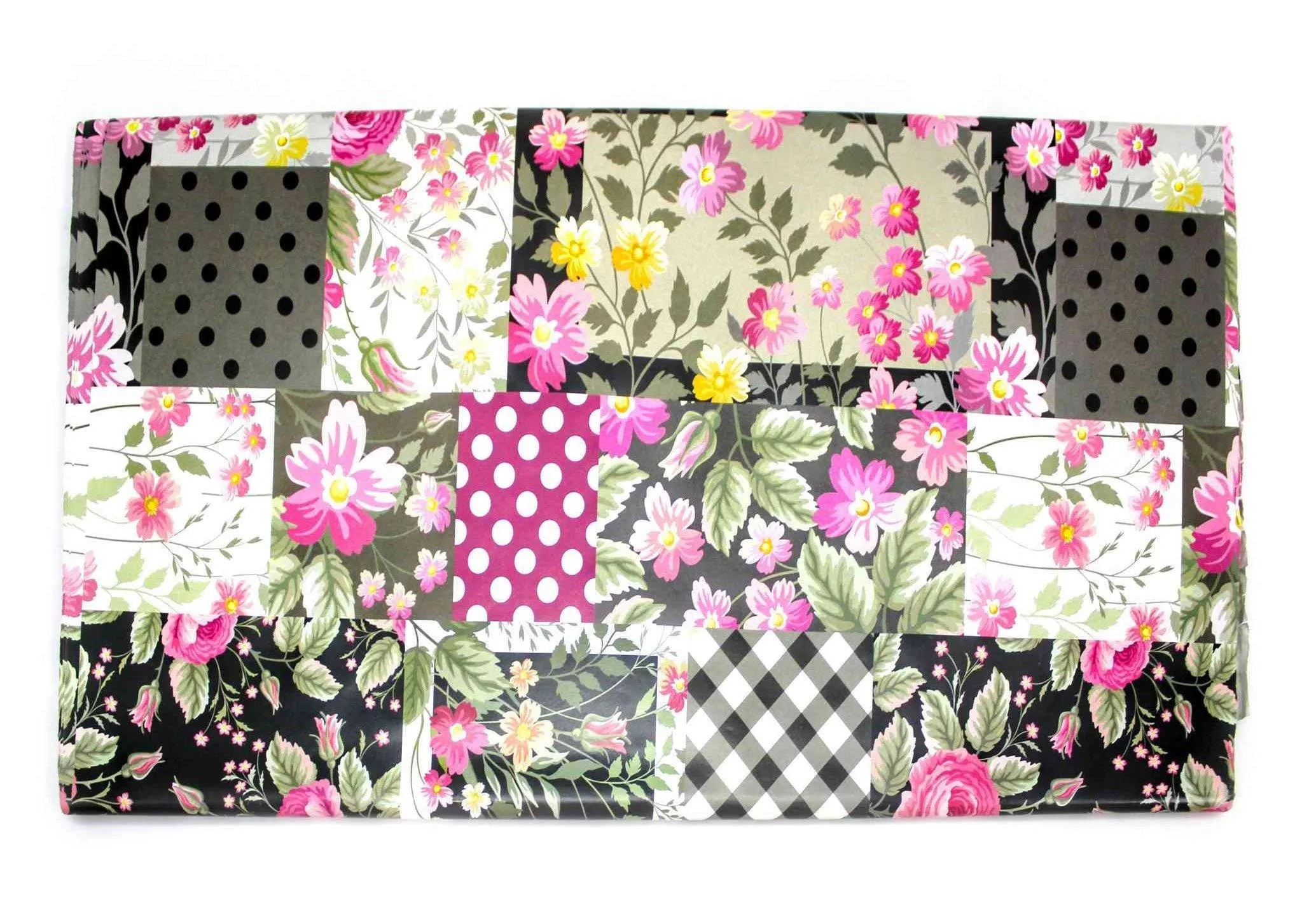 Premium Quality Floral Printed Official Gift Wrapping Paper Sheet (Pack of 10)