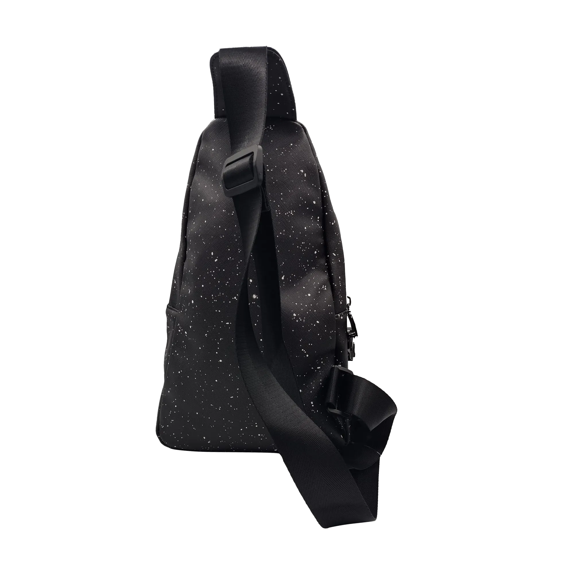PREMIUM SAFFIANO LEATHER SHOULDER BAG l BLACK GALAXY