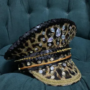 Pretty Kitty Bling Captain Hat