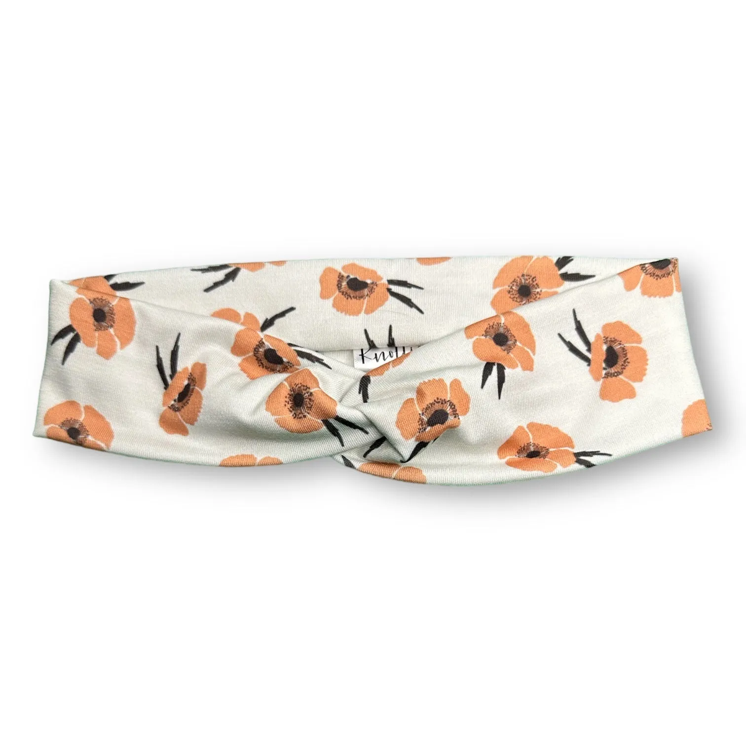Pretty Poppies Knotties Headband