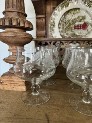 Princess House Etched Goblet - sold individually
