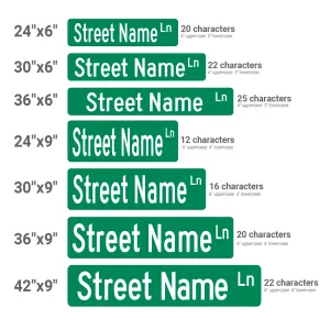Printed Aluminum Street Sign Blades