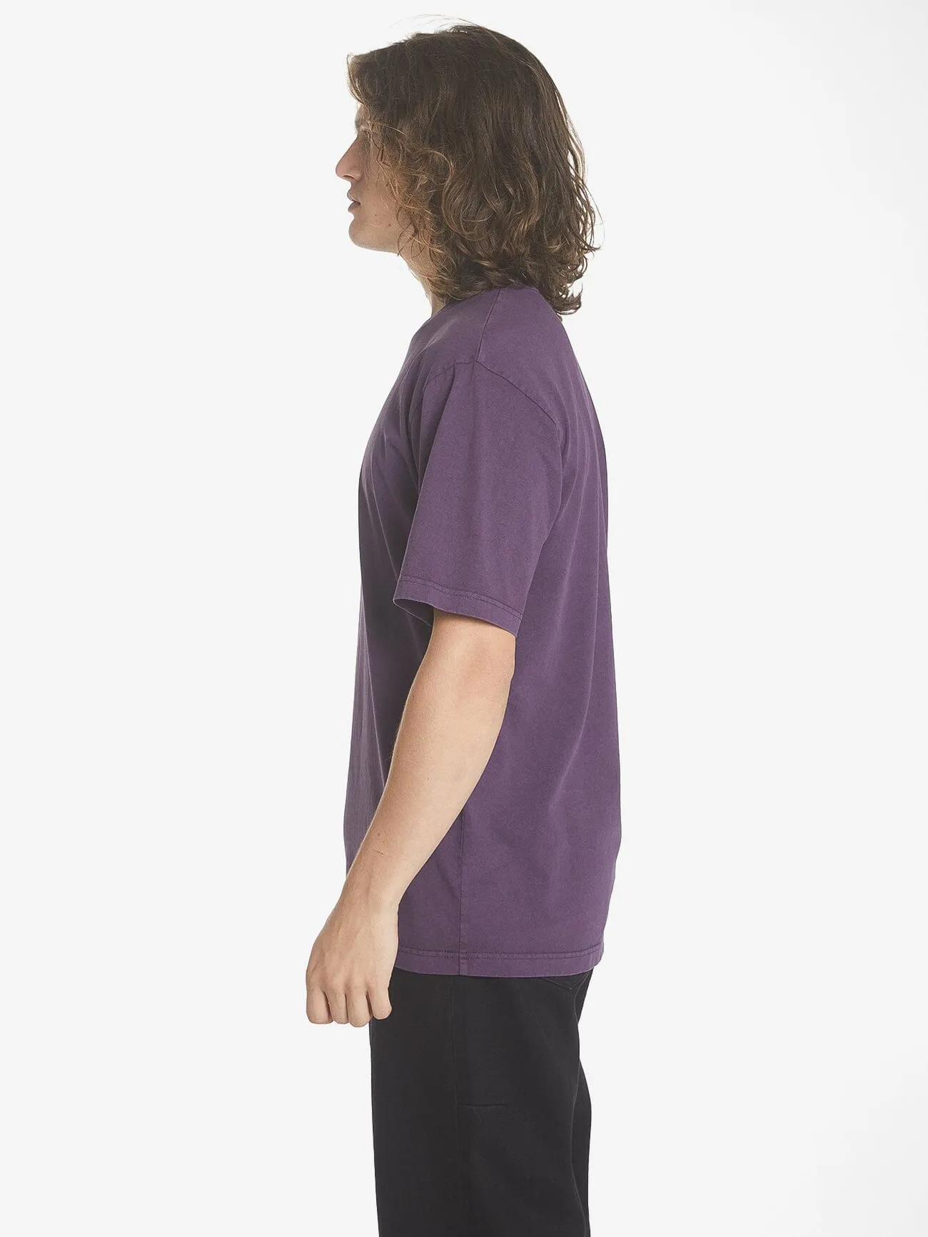 Professional Peace Oversize Fit Tee - Purple Pennant
