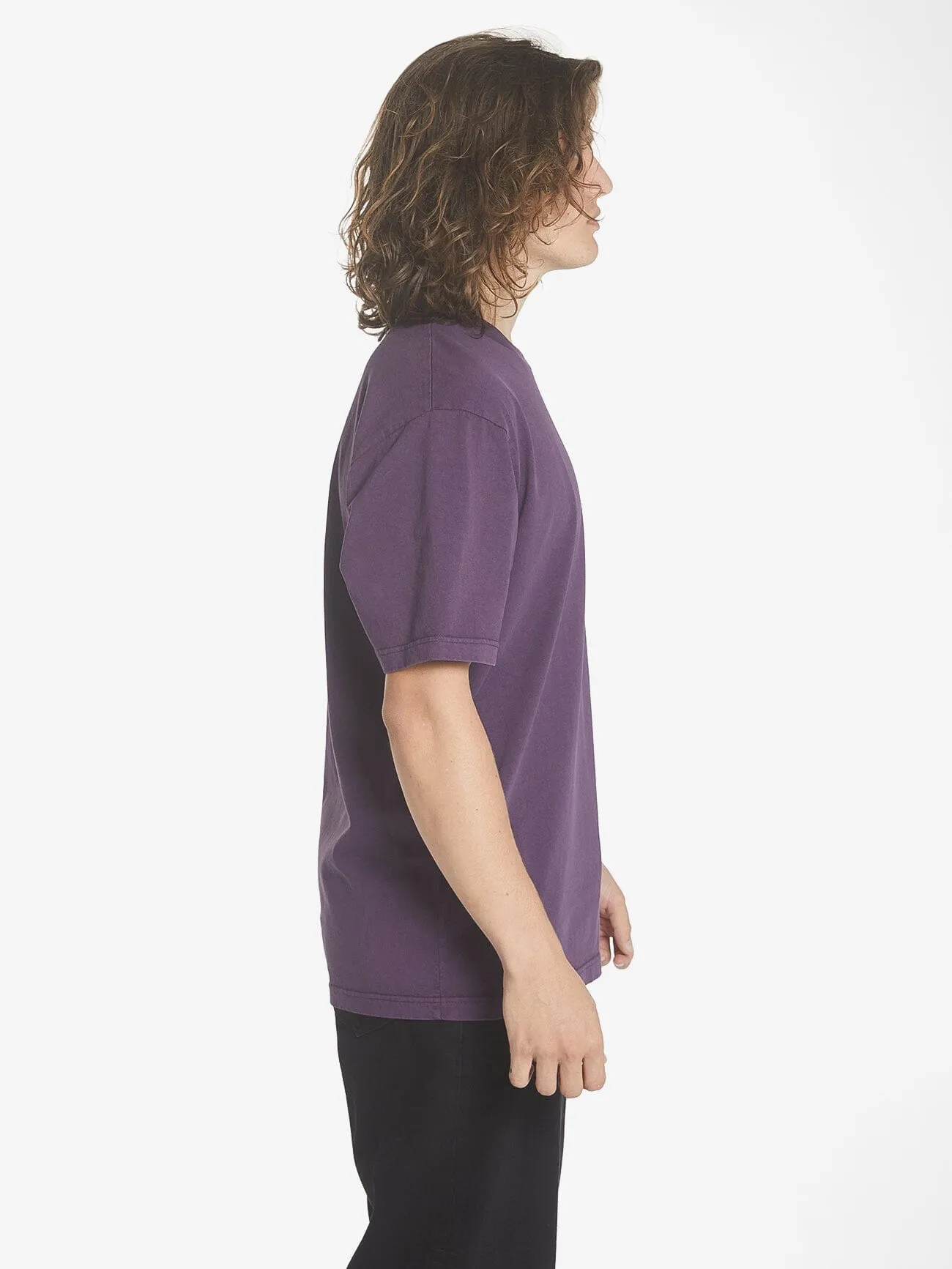 Professional Peace Oversize Fit Tee - Purple Pennant