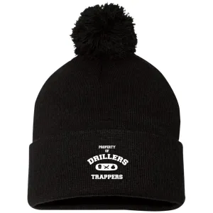 PROPERTY OF DRILLERS Pom Pom Knit Cap