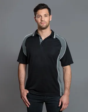 [PS49] mens mini waffle coold polo