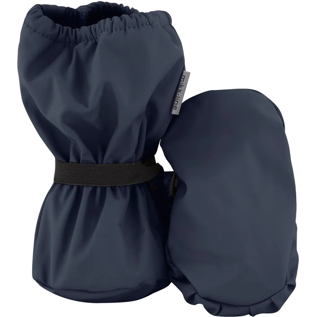 PU Rain Footies (Fleece lining) - Blue Nights