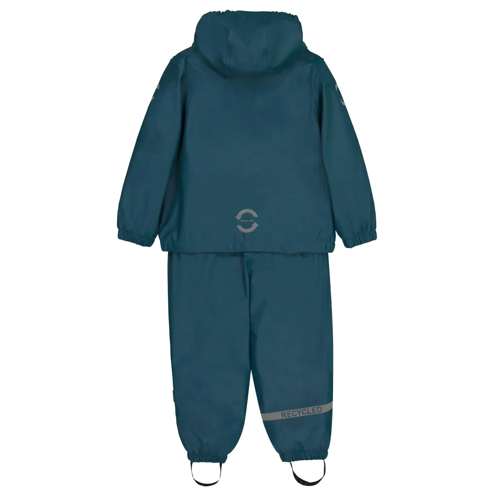 PU Rainwear Fleece Lining (overalls 74-104) - Orion Blue