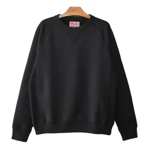 Pullover Crewneck Double Heavyweight French Terry Sumi Black