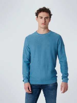 Pullover Crewneck Garment Dyed   Stone Washed | Blue