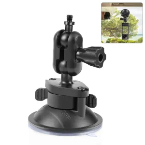 PULUZ 1/4 inch Magic Arm Suction Cup Mount (Black)