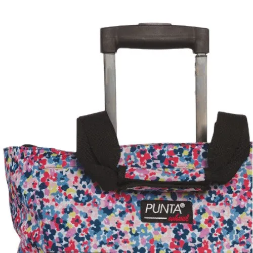 Punta Wheel Trolley Shopper Blue - Multicolor