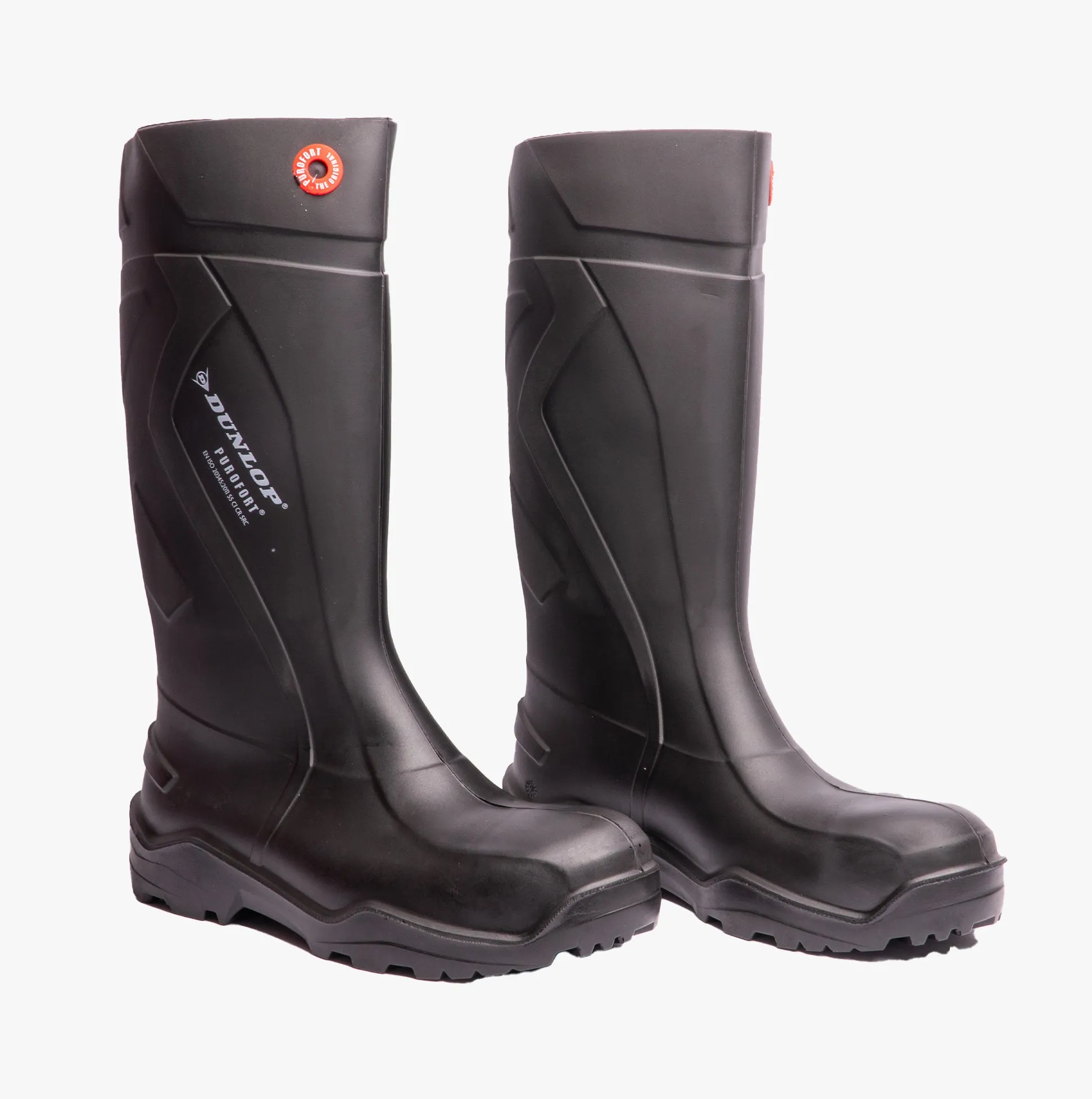 PUROFORT  Mens Safety Wellington Boots Black
