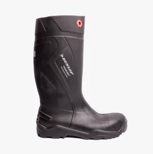 PUROFORT  Mens Safety Wellington Boots Black