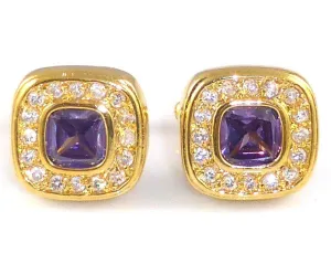 Purple Amethyst Cufflinks