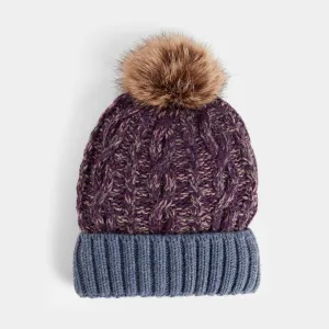 Purple Multi Winter Carnival Hat: One Size