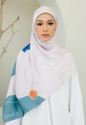 Qhash Square Hijab (Soft Pink)