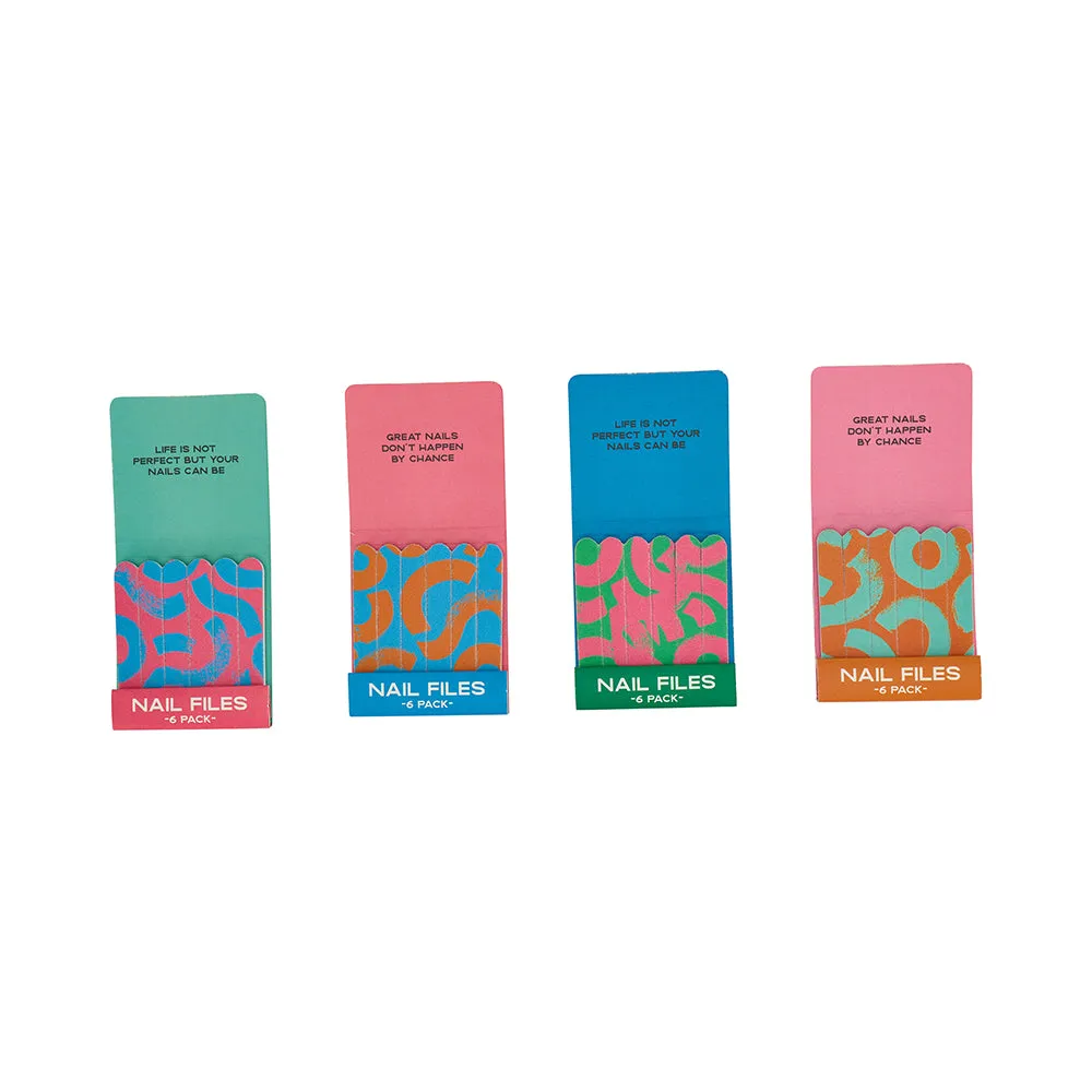 Quick Fix Nail Files - Squiggle - Counter Pack of 48