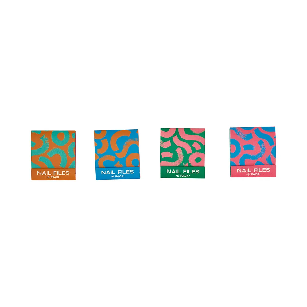 Quick Fix Nail Files - Squiggle - Counter Pack of 48