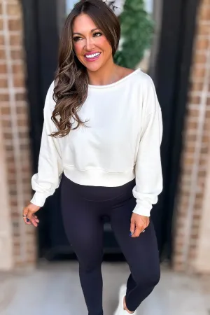 Quick Pick Cream Fleece Pullover