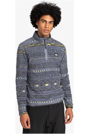 Quiksilver Aker Half Zip Fleece Tribal Heritage Flint Stone