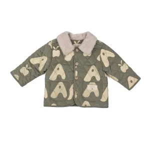 Quilted Jacket - Olive Apple