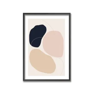 "Abstract Composition" Framed Print Wall Art by The Miuus Studio