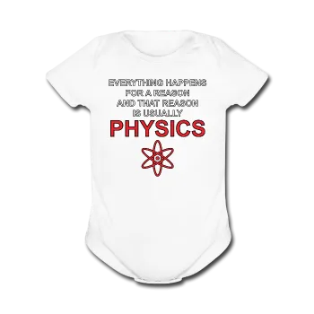 "Everything Happens for a Reason" - Baby Short Sleeve One Piece