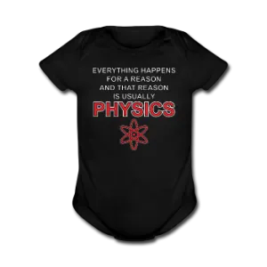 "Everything Happens for a Reason" - Baby Short Sleeve One Piece