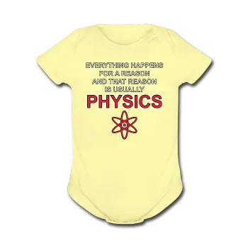"Everything Happens for a Reason" - Baby Short Sleeve One Piece