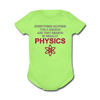 "Everything Happens for a Reason" - Baby Short Sleeve One Piece