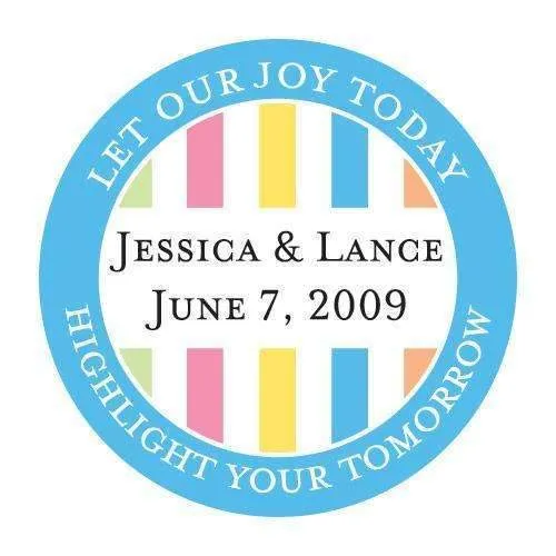 "Highlight" Striped Stickers (Pack of 1)