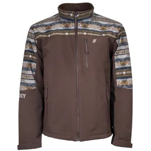 "Hooey Softshell Jacket" Brown/Aztec