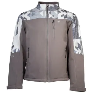 "Hooey Softshell Jacket" Charcoal /Aztec