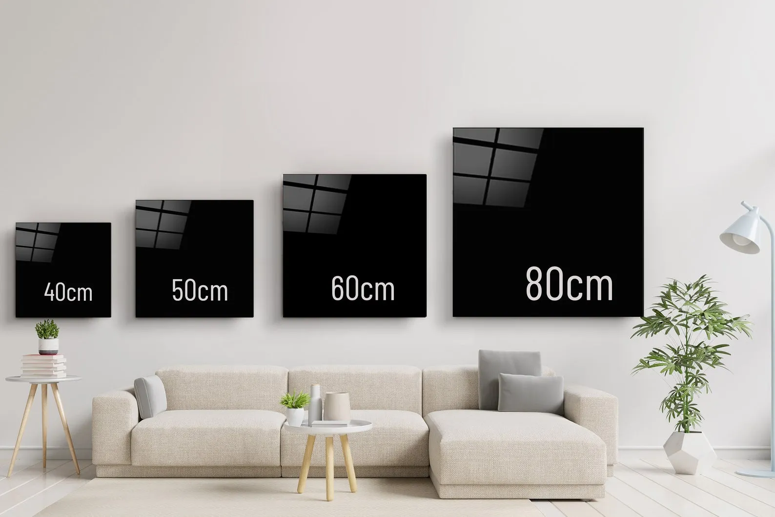 ."Hypnose". Designer's Collection Glass Wall Art
