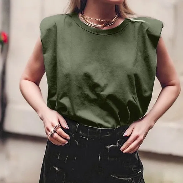 "Malayah"  Loose Solid Color Blouse