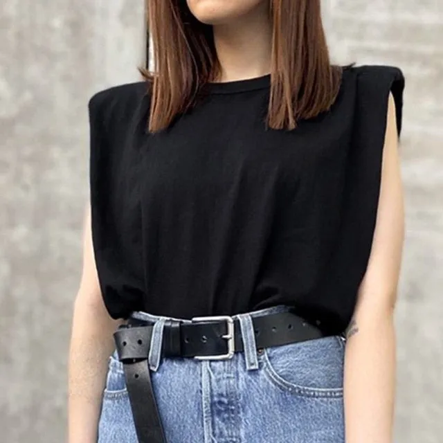 "Malayah"  Loose Solid Color Blouse