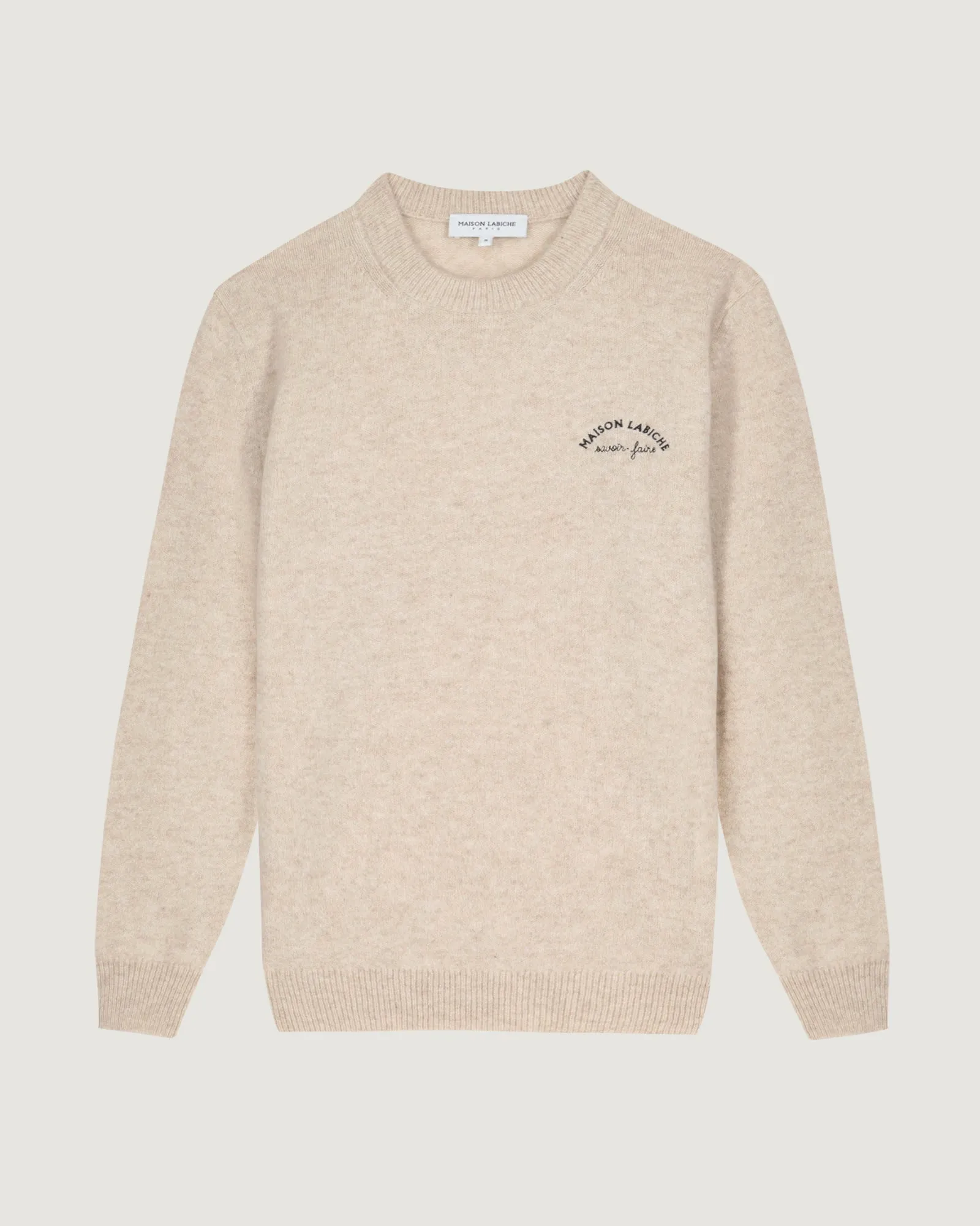 "Mini Manufacture" grand cerf wool sweater