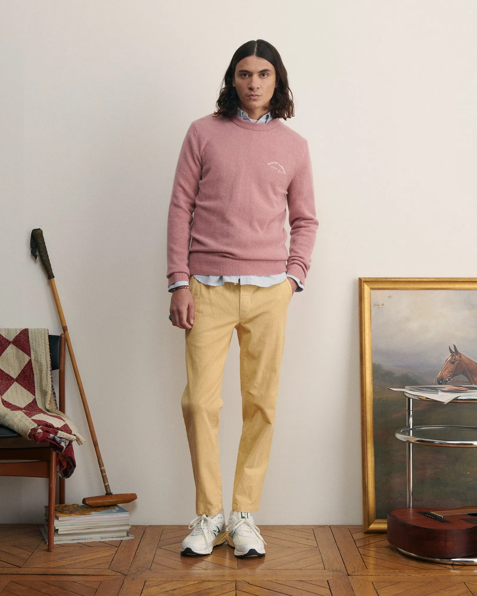 "Mini Manufacture" grand cerf wool sweater