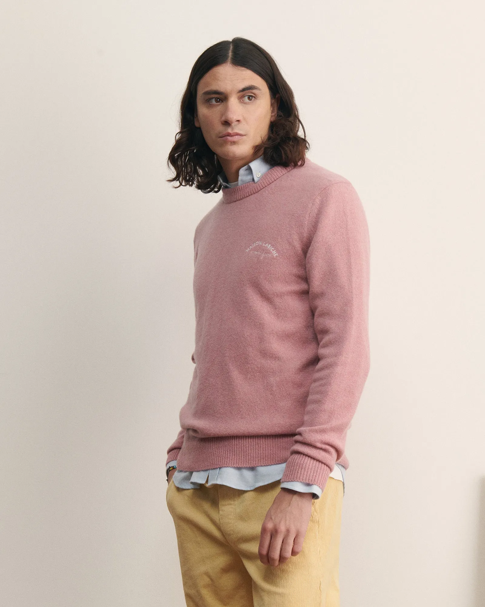 "Mini Manufacture" grand cerf wool sweater