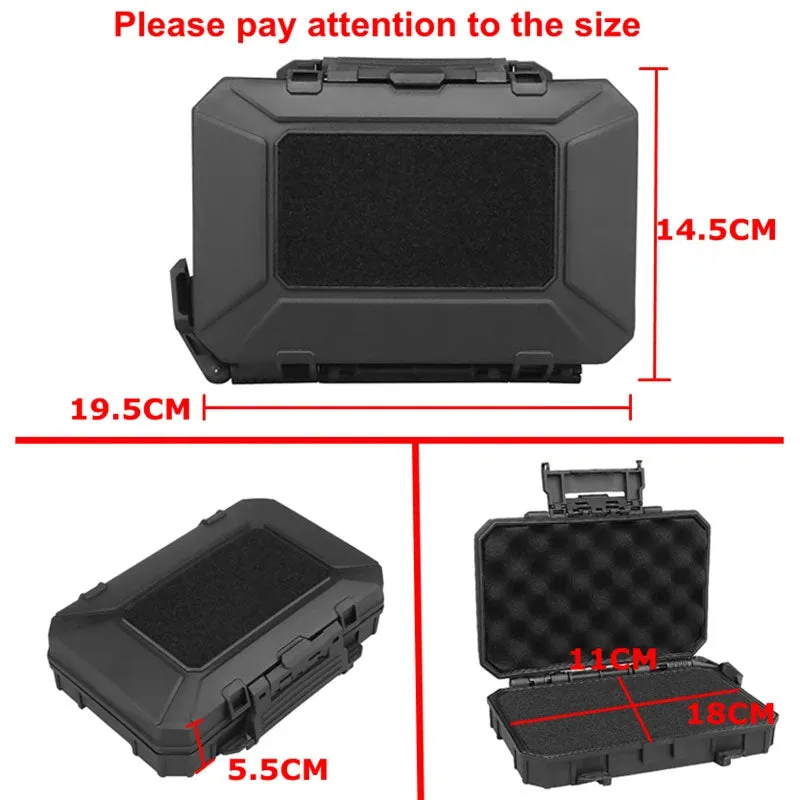"Robust Tactical Gear Case: Waterproof, Shockproof, and MOLLE-Compatible Equipment Protector"