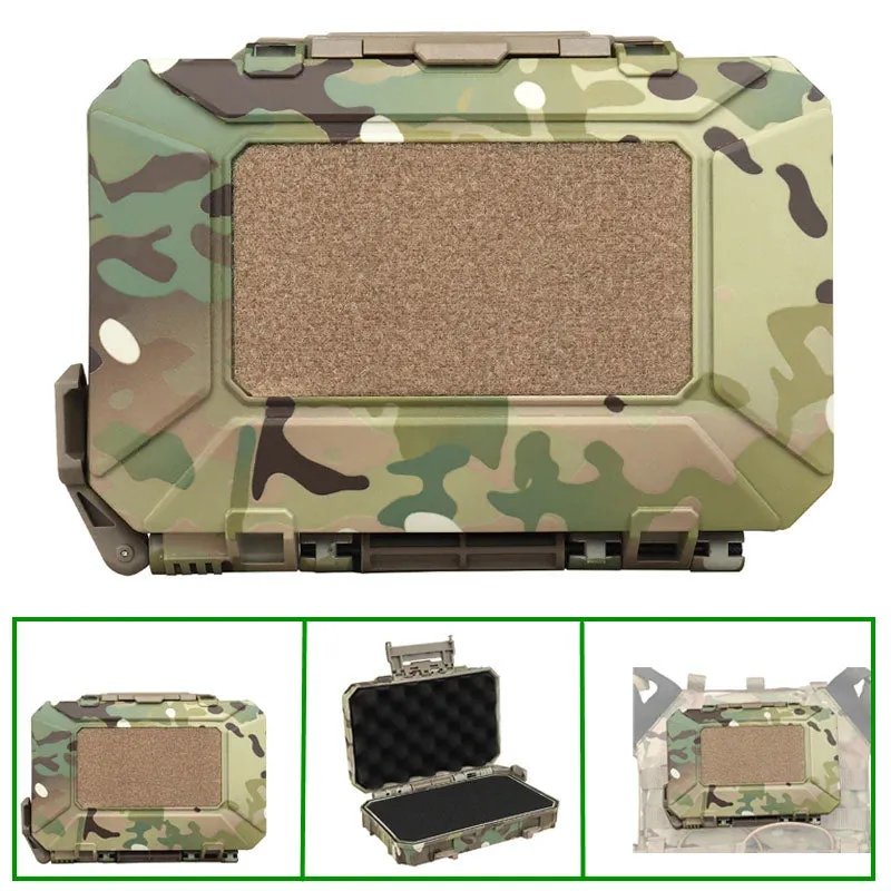 "Robust Tactical Gear Case: Waterproof, Shockproof, and MOLLE-Compatible Equipment Protector"
