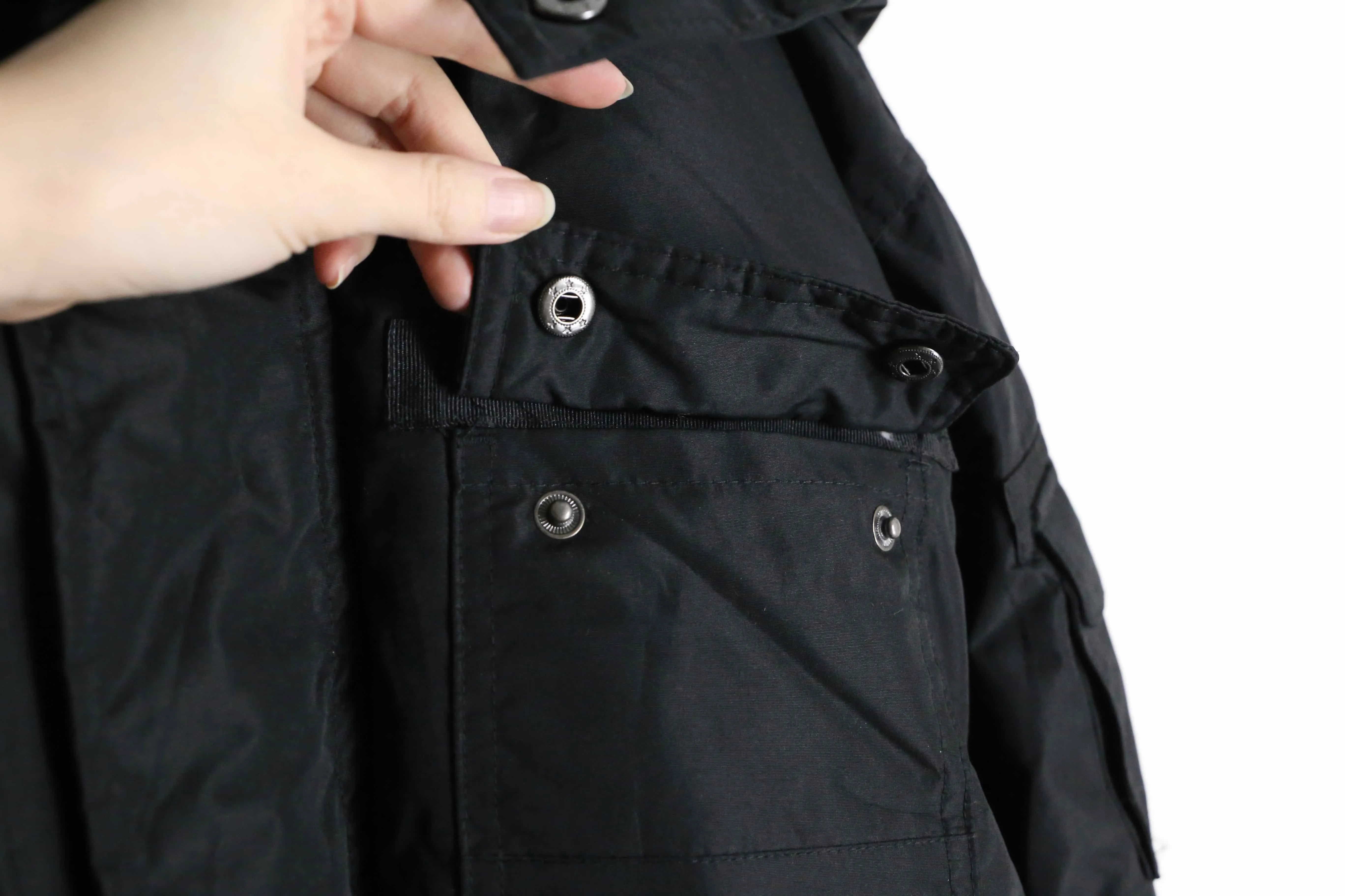 "ROCA WEAR" black down jacket