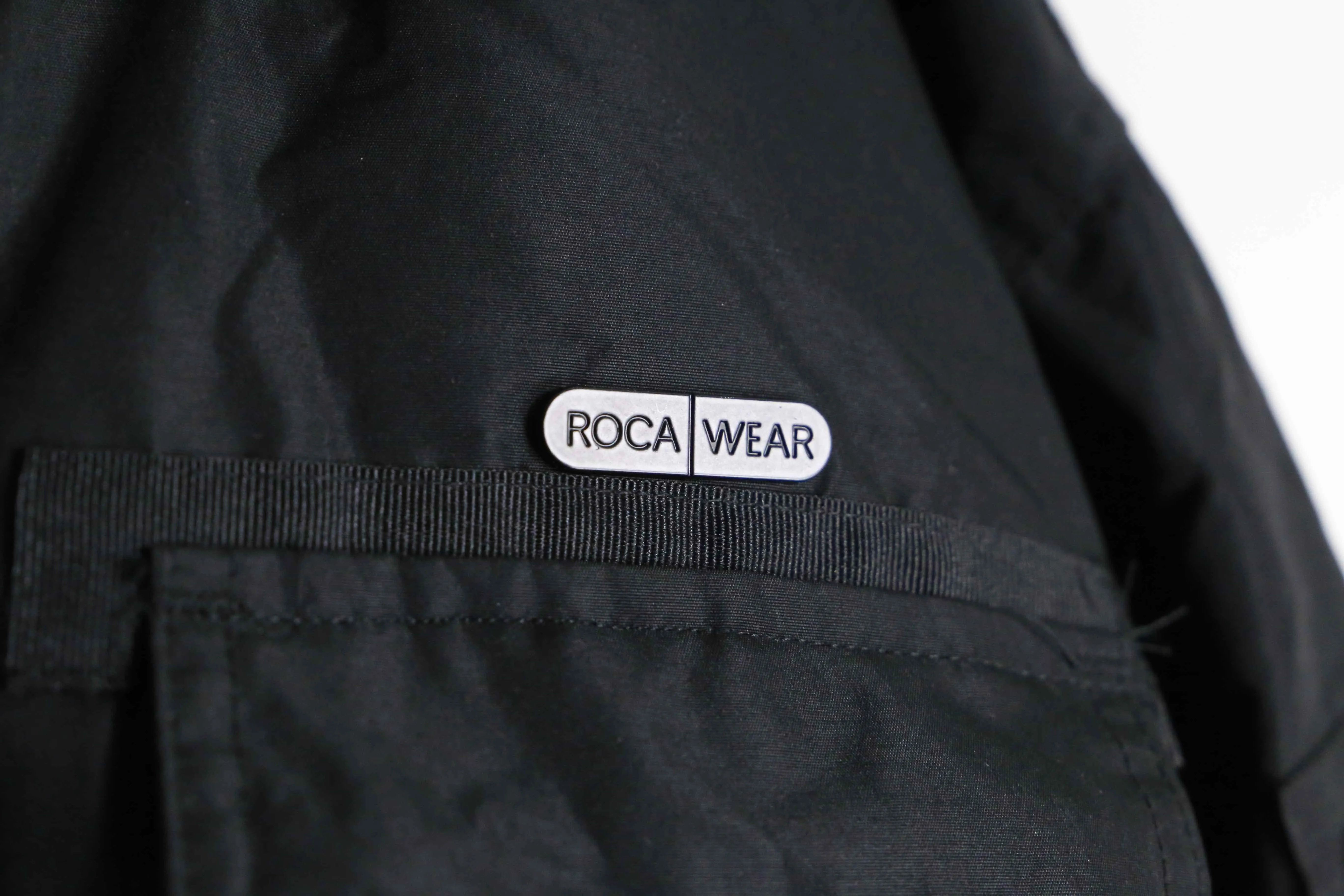 "ROCA WEAR" black down jacket