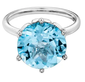 "TAMMY" BLUE TOPAZ RING