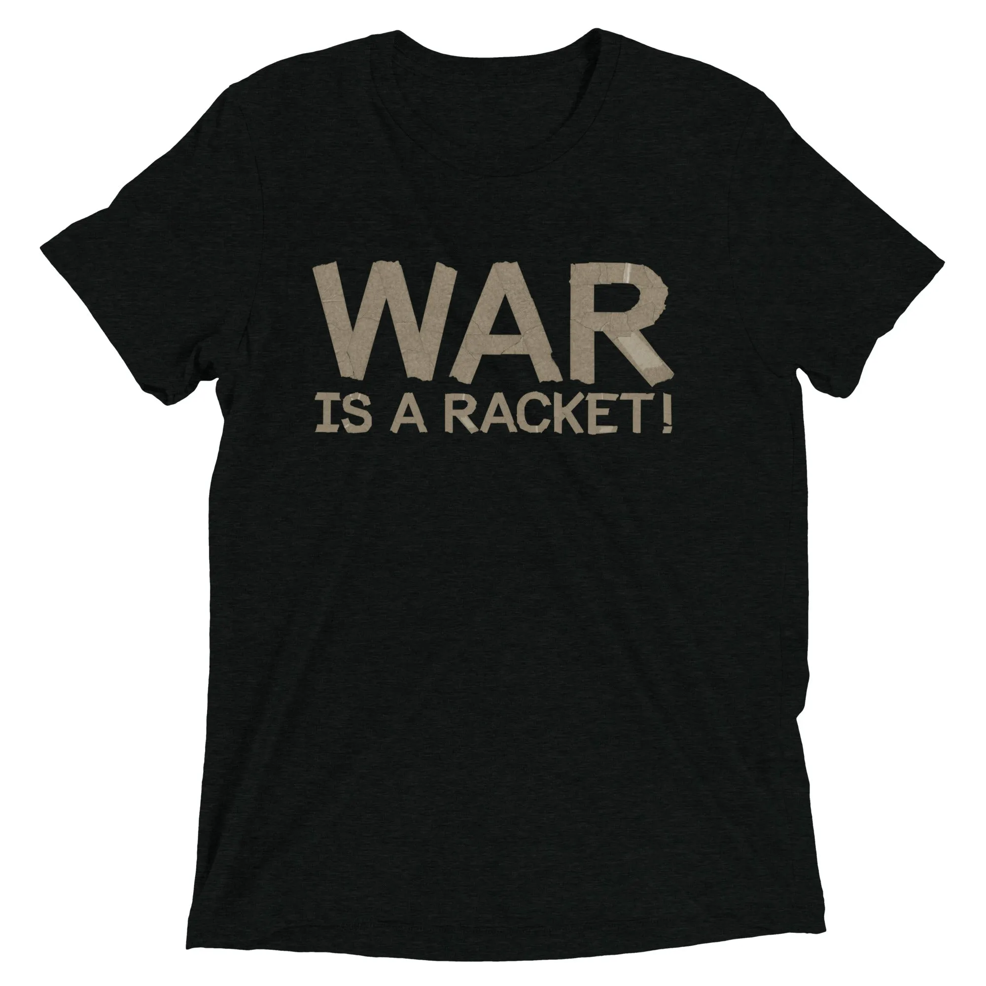 "War Is A Racket" Masking Tape Cowboy Revolution Tri-Blend Tee