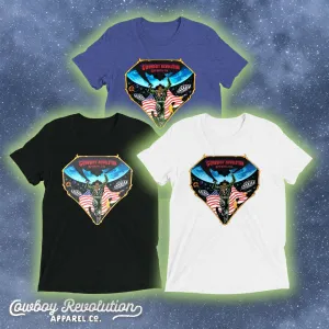 "Weight Of The World" Cowboy Revolution Short Sleeve Tri-Blend Tee