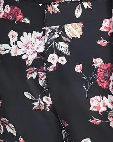 RACHEL Rachel Roy Women's Trendy   Eden Floral-P Black Combo  3X | Black